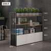 Divisória de Tela para Escritório com Prateleira de Armazenamento Gabinete Divisório Moderno e Simples Grade de Restaurante Suporte para Plantas e Flores Parede Divisória Novo Produto