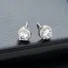 Pendientes Populares Transfronterizos para Hombres, Versátiles, de Alta Gama, de Nicho, Pendientes de Lujo Ligero, Accesorios, Pendientes de Moda Personalizados con Diamantes Completos para Mujeres
