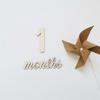 Accesorios de Madera con Molinillo para Sesión de Fotos Conmemorativa de Bebé Recién Nacido Luna Llena Estilo Nórdico INS