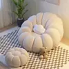 Sofá de Calabaza Sofá Perezoso Sofá Individual Estilo Crema Reclinable Dormir Habitación Ocio Sofá Balcón Ocio