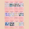 12/24 piezas de cientos de tipos de inventario de arte de uñas rico arte de uñas aleatorio uñas postizas acabadas usar arte de uñas al por mayor