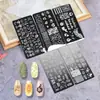 Suministro Transfronterizo de Juegos de Placas de Estampado para Uñas, Plantillas DIY de Transferencia para Uñas, Venta al por Mayor de Fabricantes