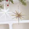 Decoración navideña estilo ins, copo de nieve, estrella, adornos para árbol de Navidad, colgante, ambiente, escena circundante, diseño, accesorios