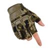Luvas táticas de meio dedo para homens, esportes ao ar livre, ciclismo, treinamento, antiderrapante, proteção resistente ao desgaste, combate, fãs, selo, forças especiais