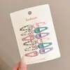 Celebridad de internet estrella popular pinza para el pelo de niños versátil no daña el pelo paquete combinado pinza para el pelo peinado de pelo despeinado pinza para flequillo accesorios para el pelo mujeres