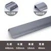 Manija Invisible para Puerta de Armario Minimalista Moderno de Gama Alta Redonda Larga Negra Dorada Manija de Puerta con Sello de Borde para Cajón de Gabinete de Cocina