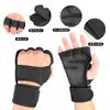 Protecciones de Palma para Levantamiento de Pesas Deportivas de Medio Dedo sin Dorso Silicona Antideslizantes Resistentes al Desgaste Protectores de Palma Guantes de Entrenamiento Protectores de Compresión
