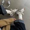 Zapatillas Gat-Style de Cuero Genuino para Aumentar la Altura para Mujer, Nuevo Modelo 2026, Zapatos Deportivos Casuales para Senderismo al Aire Libre, Zapatillas Retro de Suela Gruesa