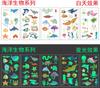 Adesivos de Tatuagem Luminosos de Desenho Animado Infantil Atacado Transfronteiriço Dinossauro Sereia Unicórnio Carro Animal Adesivos Luminosos