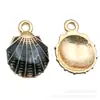 Serie Oceánica de 15 Piezas con Conchas, Estrellas de Mar, Caracoles Colgantes para Pulsera y Collar DIY Accesorios de Joyería Hechos a Mano