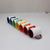 Tazas Personalizadas con Impresión por Transferencia Térmica, Moldes de Porcelana Ósea, Se Pueden Imprimir con Logos e Imágenes, Vasos de Agua de Cerámica Esmaltada en Color, Venta Directa al por Mayor de Fábrica