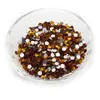 Fornecimento Transfronteiriço de Diamantes para Nail Art com Strass em Vidro Cristalino Redondo de Fundo Plano Acessórios para Joias de Diamante DIY Atacado