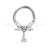 Pingente de liga de titânio F136 Brincos de argola para nariz Joias para piercing corporal de liga de titânio G23 Atacado de Piercings para Nariz