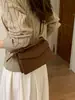 Bolsa de Tecido Texturizado de Alto Padrão para Mulheres 2026 Nova Tendência Moda Bolsa Transversal para Mulheres Elegante Versátil Bolsa de Ombro