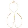 Cross-border nova moeda de diamante cheia sexy peito corrente europeia e americana moda strass pescoço corpo corrente feminina corpo corrente