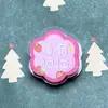Clip de PP de texto de flor de dibujos animados clip de sellado de regalo decorativo clip para notas artículo lindo para estudiantes artículos pequeños de 2 yuanes al por mayor