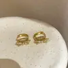 Pendientes de Lazo con Circonitas Estilo Primavera para Mujer, Selección Popular de Influencers, Elegantes Accesorios para Orejas de Moda Ins con un Toque de Lujo Ligero y de Alta Gama