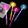 Dia das Crianças Adereços de Performance Luminosos Bastão Fluorescente Bastão de Suporte para Shows Estrela de Cinco Pontas Bastão de Menina Adereços de Torcida