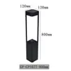 Luz led exterior para césped luz de jardín para césped luz de paisaje para patio de villa parque luz para césped cuadrada simple de aluminio