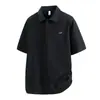 Masculino 89 Preço Controlado Verão Nova Roupa Camisa Polo Casual Solta Manga Curta Top Berlim 2025 Off-White