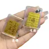Oro Puro 999 Riqueza y Favor Nocturnos Oro 2mg Pegatinas para Teléfono Móvil Riqueza y Prosperidad Regalos Creativos Culturales y Creativos Venta al por Mayor