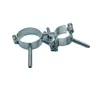 Abrazadera de Tubería de Acero Inoxidable 304 de un Solo Lado con Rosca Exterior Soporte de Tubería para Mesa Plana Aro de Abrazadera Engrosado Soporte de Tubería Abrazadera de Tubería de Desmontaje Rápido