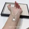 Colar com Pingente de Renda Borboleta Branca Estilo Japonês e Coreano, Simples, Delicado, Moda de Nicho, Corrente Fina Exquisita para Clavícula Feminina