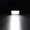 Jm Car LED Mini Cuadrado 16 Luces Modelo ABS 48W Luz de Trabajo 12V Faro para Vehículo Todoterreno Impuesto No Incluido