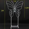 Borboleta da Lua Arranjo de Flores Acabado Casamento Cascata de Flores Flores Pendentes Decoração de Festa de Aniversário Flores Artificiais Adereços para Fotos em Shopping