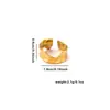 Anillo de apertura geométrica popular europeo y americano de acero de titanio personalidad femenina hip hop línea cruz pequeña serpiente anillo de acero inoxidable venta al por mayor
