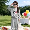 Novedades de Principios de Otoño Set Sudadera para Niña Dibujos Animados Navidad Pantalones de Chándal para Bebé Conjunto de Dos Piezas 2026 Nueva Ropa para Niñas
