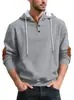 Sudadera con capucha informal de moda jacquard de manga larga para hombre, estilo europeo y americano, transfronteriza, simple, moderna, holgada, top deportivo