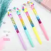 Bolígrafo de Gel Palo de Hada Celebridad de Internet Coreano Creativo Tono Vibratorio Dolor Arena Movediza Colorida Bolígrafo de Firma Bolígrafo Corazón de Chica Pequeña y Fresca