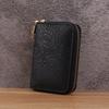 Porta-Cartões Sanfonado Impresso Transfronteiriço com Zíper Grande Capacidade Múltiplos Slots para Cartão Bolsa Porta-Cartões Feminino Porta-Moedas Pu 70% de Desconto Carteira