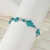 Conjunto de Tobillera y Pulsera Tejidas de Estilo Nuevo Transfronterizo con Conchas, Estrellas de Mar Pequeñas, Tortugas, Cuentas de Arroz, Cuentas Irregulares, Estilo Vacacional para Mujer