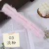 12mm Pluma de Fénix Pelo Largo Súper Grueso Súper Denso Hilo Chenille Tallo de Chenille Raíz Tira de Felpa Hecho a Mano DIY Pequeño