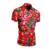Camisa de praia masculina de verão, estampada, havaiana, manga curta, floral, para meninos, AliExpress Amazon Europa e América