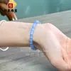 Nuevo Pulsera de Vidrio Multicolor con Cuentas Estilo Chino Ojo de Gato, Cuentas Redondas de un Solo Círculo, Pulsera de Cuentas con Diseño Sencillo y de Moda