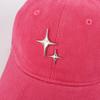 Boné de beisebol vermelho rosa para mulheres outono e inverno extra-grande profundo face-olhando pequeno pico boné 2023 novo chapéu de perímetro de cabeça grande para homens moda