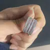 Anillo estrellado súper brillante diseño de nicho anillo de temperamento avanzado