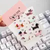 Libro Rojo Pequeño Dachshund Lindo Pegatina de Gel Estilo Coreano Ins de Alta Apariencia Decoración DIY para Funda de Teléfono Móvil, Tablet, Auriculares