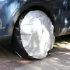 Cubierta para Neumático de Coche 210D Tela Oxford Cubierta de Protección para Neumático Exterior Protección Solar contra el Polvo Cubierta para Rueda de Repuesto
