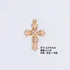 Accesorios de Cruz Incrustados con Diamantes de Aleación, Pendientes, Collares, Colgantes, Pendientes Hechos a Mano Europeos y Americanos, Accesorios de Joyería DIY