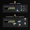 Zhen Tian Es10Ed-P Switch PoE Estándar de 10 Puertos 8+2 Gigabit Switch de Estándar Nacional Compatible con Hikvision y Dahua