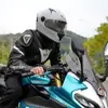 Casco de motocicleta de doble espejo antivaho para coche eléctrico, hombres y mujeres, cálido de invierno, casco integral de cuatro estaciones, casco de motocicleta de cobertura total