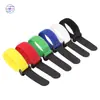 Cinchos de Cable de Velcro de Nylon con Cierre Inverso, Correas para Cables de Agrupación y Almacenamiento Multipropósito, Personalización con Cinta Adhesiva