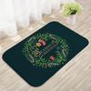 Alfombrillas de Piso Navideñas Populares Personalizables Transfronterizas, Alfombrillas de Piso Navideñas Absorbentes de Agua, Antideslizantes, Resistentes a Manchas, Alfombras de Entrada, Alfombrillas de Piso