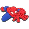 Serie Spiderman, zapatos con agujeros, hebilla de zapato con flores, hebilla de zapato desmontable decorativa de PVC, punto transfronterizo, explosión de Amazon