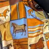 Bufanda de Algodón y Lino con Textura Estampada Nueva Moda Estilo Coreano Versátil Moda Bufanda de Seda de Caballo Bufanda de Otoño e Invierno Estilo Largo de Otoño e Invierno