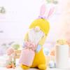 Nuevos Regalos de Abrazo de Conejo de Pascua Transfronterizos Muñeco Enano Tejido Adornos de Muñeco Elfo Suministros para Decoración del Hogar